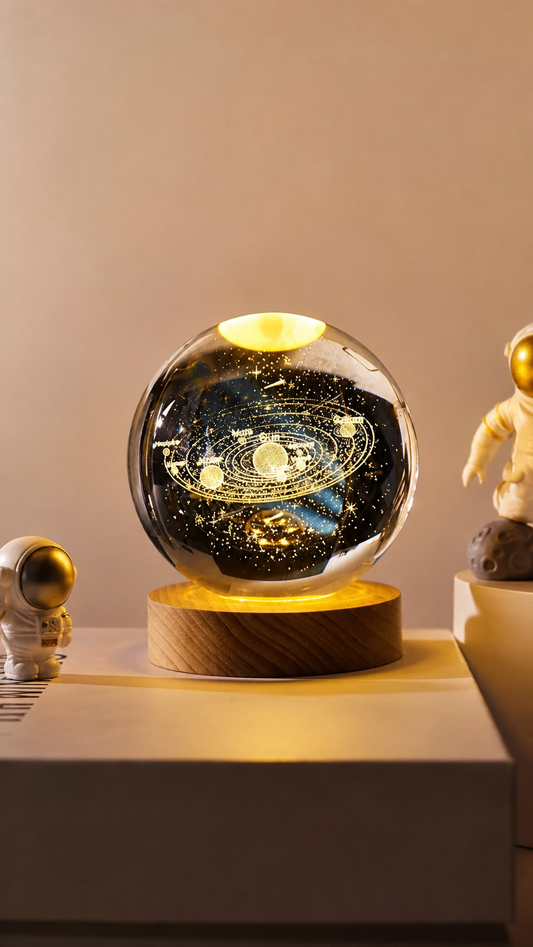 3D Crystal Ball Night Light