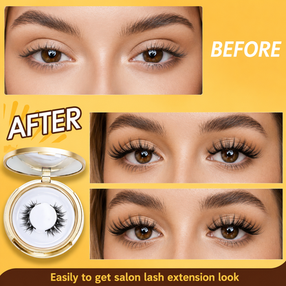 Magnetic Eyelashes Without Eyeliner