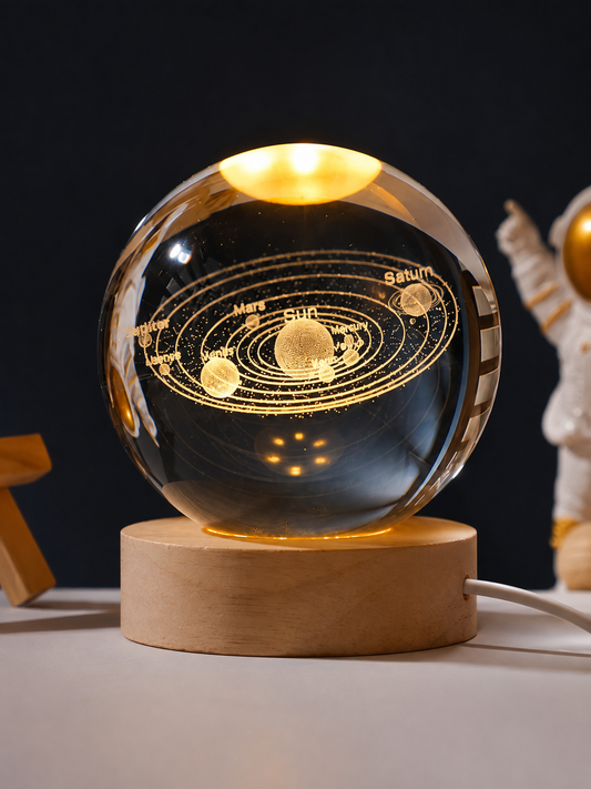 3D Crystal Ball Night Light